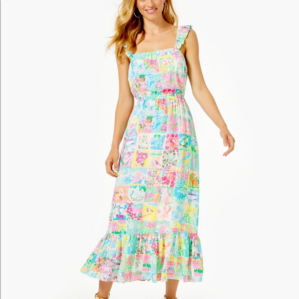 Lilly Pulitzer Cristia Midi Dress